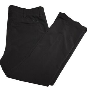 Under Armour Match Play Mens Black Golf Pants 40x30 water resistant performance